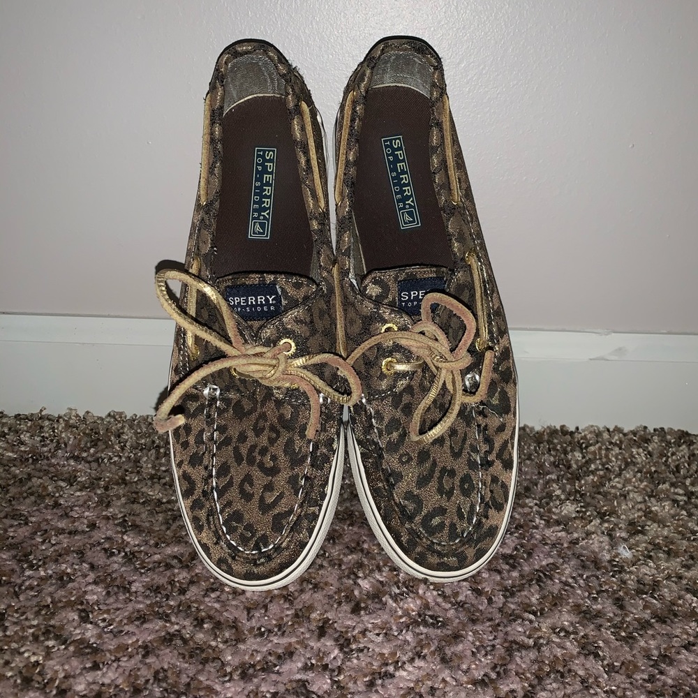Leopard Print Sperry Topsiders
